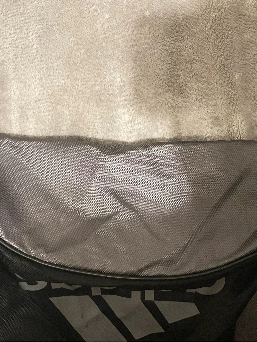 adidas Black and Gray Drawstring Backpack